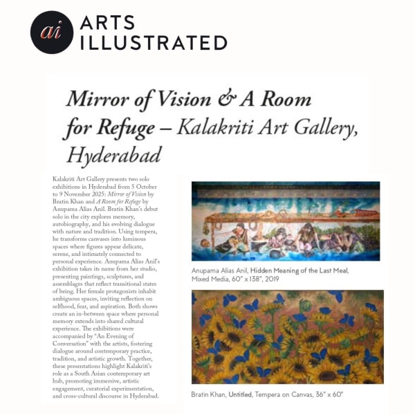 Mirror of Vision & A Room for Refuge – Kalakriti Art Gallery, Hyderaba, Arts illustrated
