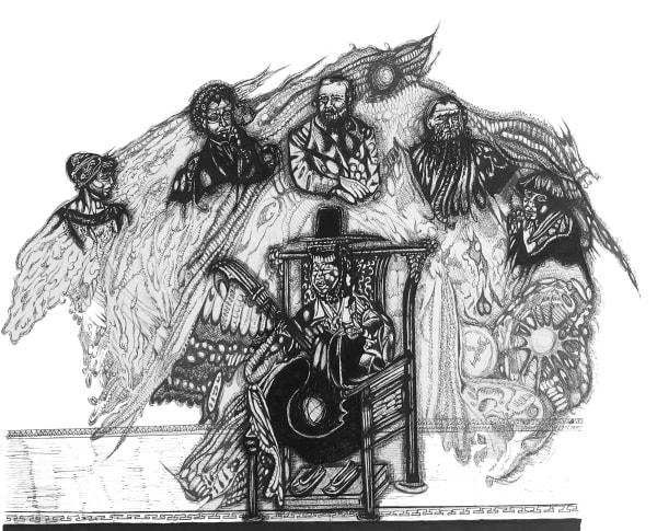 3 Koryo Saram Micron Pen On Paper 42 X 59 2019