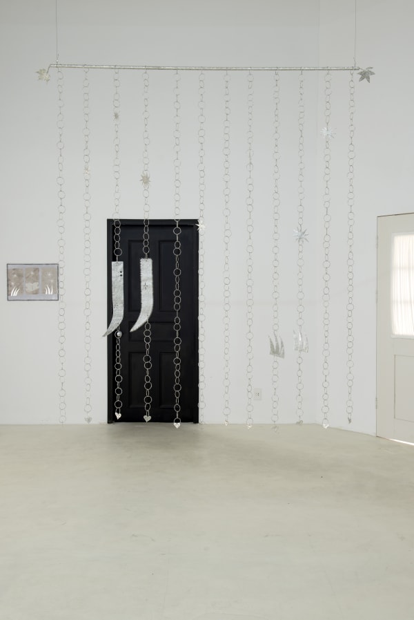 Wang Rui, An Orison of Sonmi-451, 2024, Tin, copper, 180 x 200 cm. Courtesy of BANK and the artist.