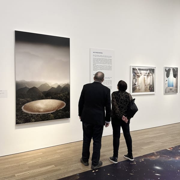 Michael Najjar's Installation View of Group Exhibition "CIVILIZATION: The Way We Live Now" 迈克尔·耐贾尔群展“文明： 当代生活启示录”现场图