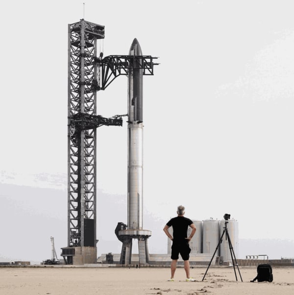 Michael Najjar @The Launch of Starship, SpaceX