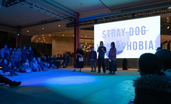 张怡与大卫·凯利 @洛杉矶郡艺术博物馆（LACMA）