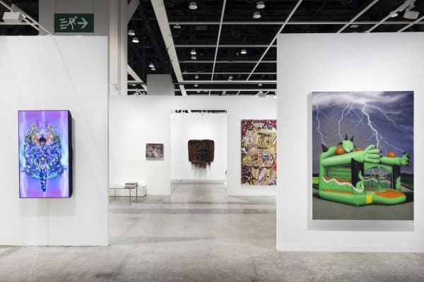 BANK展位现场,香港巴塞尔艺博会,2024。图片版权归属于BANK