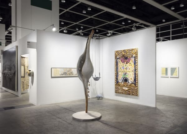 Installation view, BANK's booth at Art Basel Hong Kong, 2025. Photo by Ringo Cheung. Courtesy of BANK. BANK于香港巴塞尔展位现场，2025。拍摄：Ringo Cheung。图片版权归属BANK。