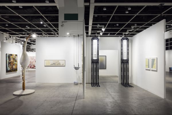 Installation view, BANK's booth at Art Basel Hong Kong, 2025. Photo by Ringo Cheung. Courtesy of BANK. BANK于香港巴塞尔展位现场，2025。拍摄：Ringo Cheung。图片版权归属BANK。