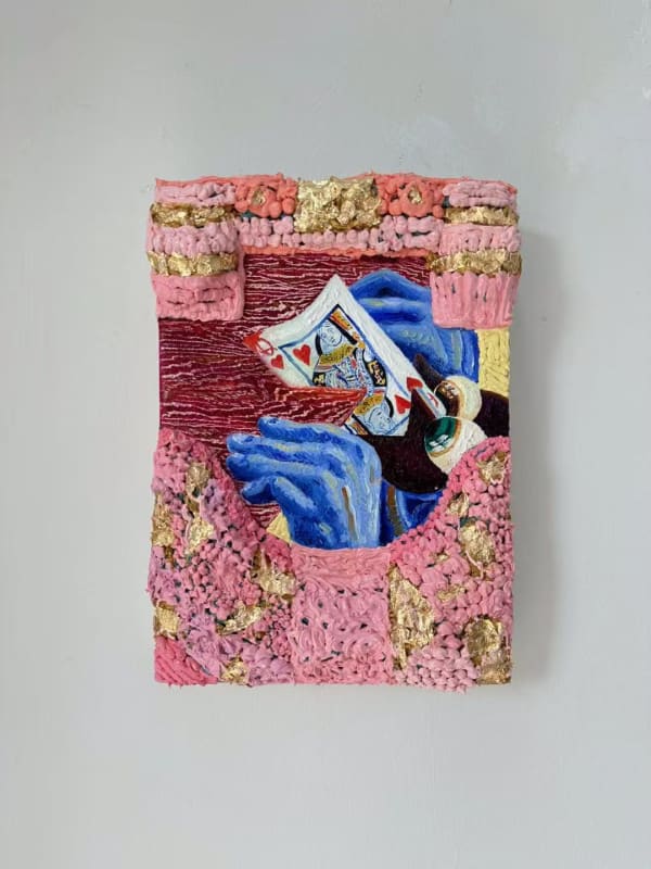 Wenjue 文爵 Judith and Holofernes 朱迪斯与荷罗孚尼 Oil on canvas 布面油画 22 x 31 cm 8 5/8 x 12 1/4 inches 2025