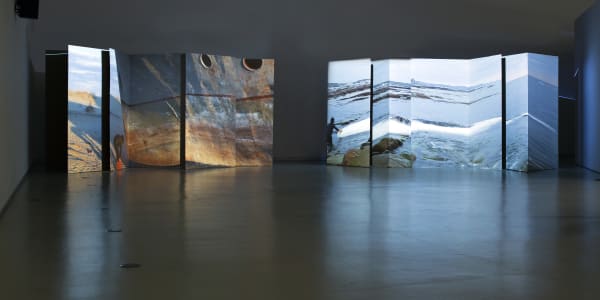 Patty Chang's "The Wandering Lake" in the 11th Shanghai Biennale. Photo: Jiang Wenyi.