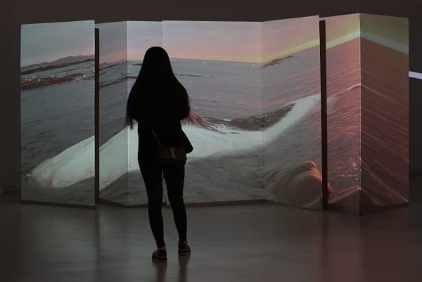 Patty Chang's "The Wandering Lake" in the 11th Shanghai Biennale. Photo: Umeng.