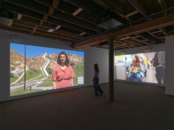Installation view, Patty Chang's Milk Debt, Pioneer Works, London. Courtesy of BANK