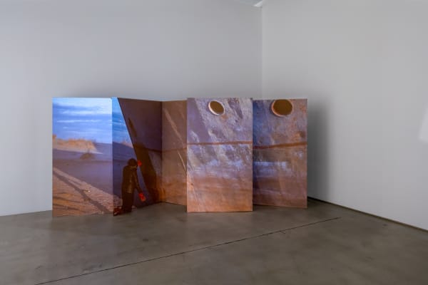Installation view, Patty Chang, The Wandering Lake 2009-2017, ICA LA.