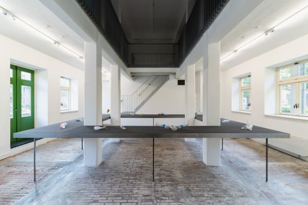 Installation view of Patty Chang Glass Urinary Devices at A Tale of A Tub. Photo Gunnar Meyer
