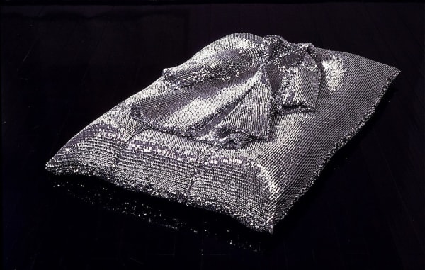 Oliver Herring, Queensize bed with coat, 1993-94. Courtesy of the artist and BANK