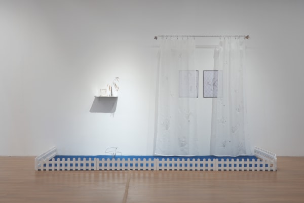 Installation view of Wang Rui's works at inner flow gallery, 2023 王芮作品于inner flow gallery展览现场，2023