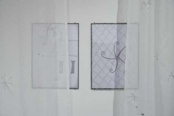 Installation view of Wang Rui's works at inner flow gallery, 2023 王芮作品于inner flow gallery展览现场，2023