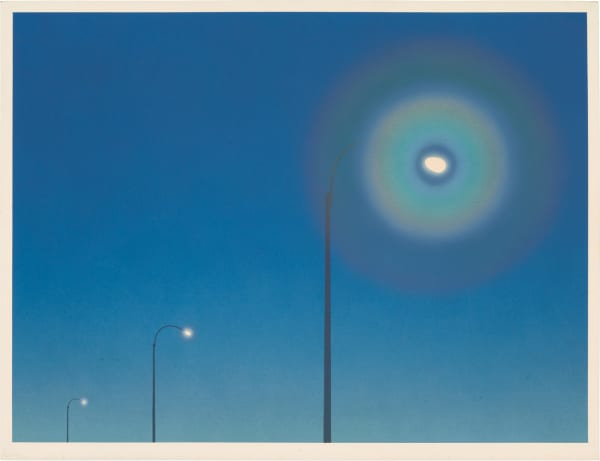 Ching Ho Cheng, Freeway Lights Study, 1977. ©️ BANK/MABSOCIETY 郑庆和，《高速公路灯光习作》，1977。©️ BANK画廊