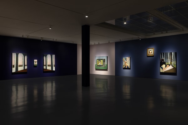 Sun Yitian, Solo Exhibition "Romantic Room", 2025, Installation View. Picture ©Esther Schipper 展览现场图，孙一钿个展“浪漫屋”，2025。图片 ©施博尔画廊
