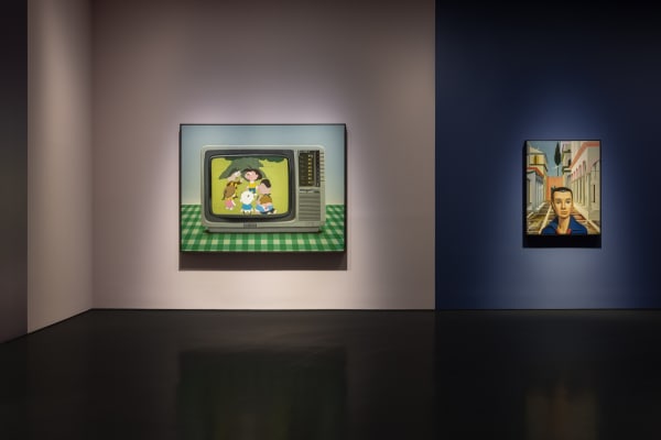 Sun Yitian, Solo Exhibition "Romantic Room", 2025, Installation View. Picture ©Esther Schipper 展览现场图，孙一钿个展“浪漫屋”，2025。图片 ©施博尔画廊