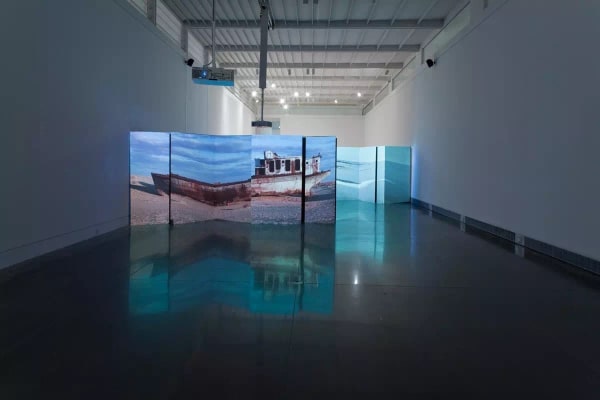 Installation view, Patty Chang Solo Exhibition, Queens Museum, 2017. Courtesy of Queens Museum, the artist and BANK