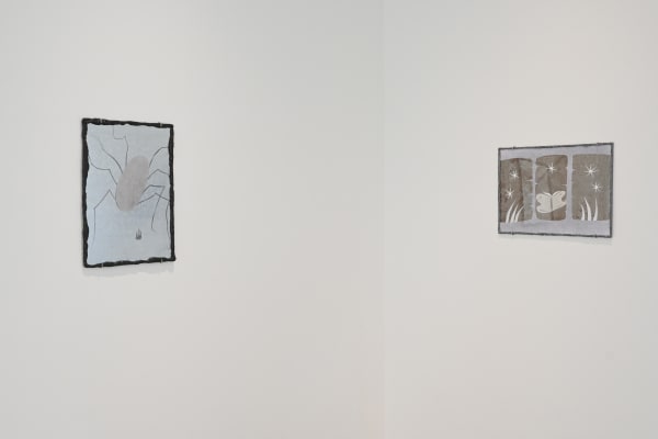 Installation view of Wang Rui's works at CPI, Chengdu, 2024. 王芮作品于成都麓湖CPI展览现场，2024。