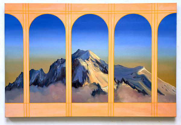 Coraline de Chiara, Ouverture 2, 2025, oil on canvas, 120 x 180 cm