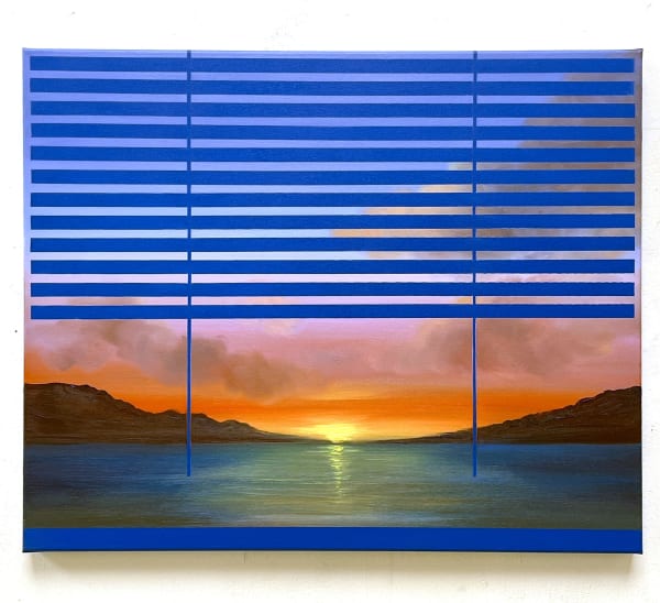 Coraline de Chiara, Au seuil la mer, 2025, oil on canvas 65 x 81 cm