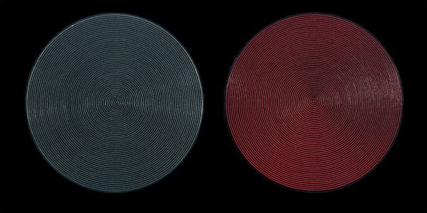 陳浚豪 Howard Chen, 圓的存在方式No.2 (左) 紅色訴求 (右)