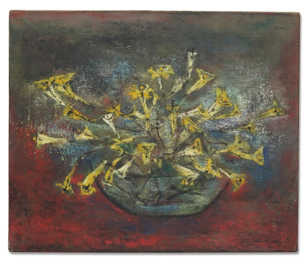 趙無極 ZAO Wou-ki , Fleurs