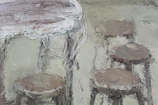 孙逊 Sun Xun, 塑料桌布(局部)