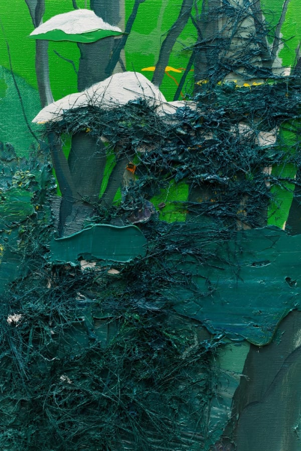 尹齐 Yin Qi, 远山（局部）