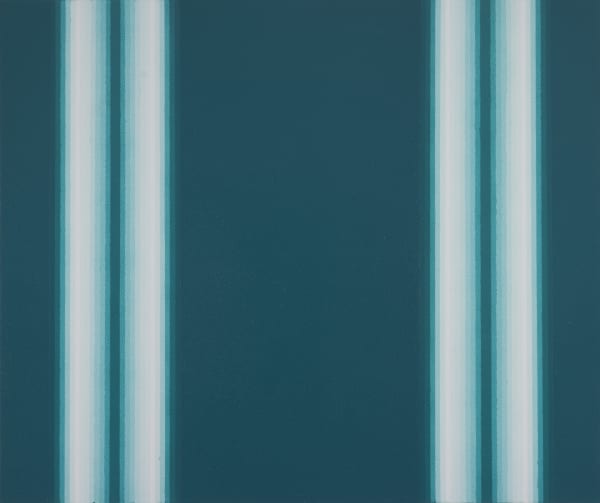 Su Yi , Restraint-Double Lines-Blue Green