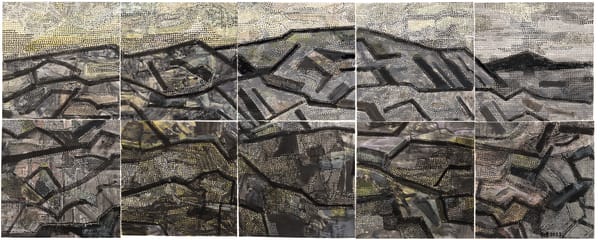 WANG Jieyin, Scenery of Mountains, No. 2