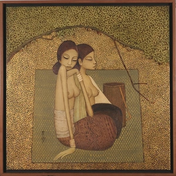 钟泗滨 Cheong Soo Pieng, 峇里仕女