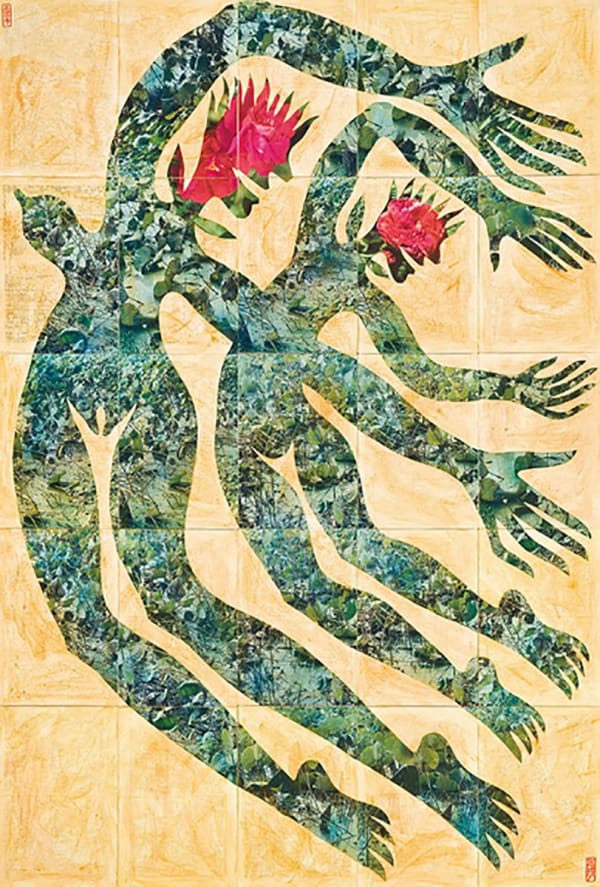 任戎 Ren Rong, 中国纹身_荷花