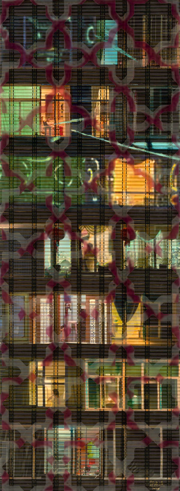 郭健濂 Guo Jianlian, Stacked Windows — Figured Windows puzzle