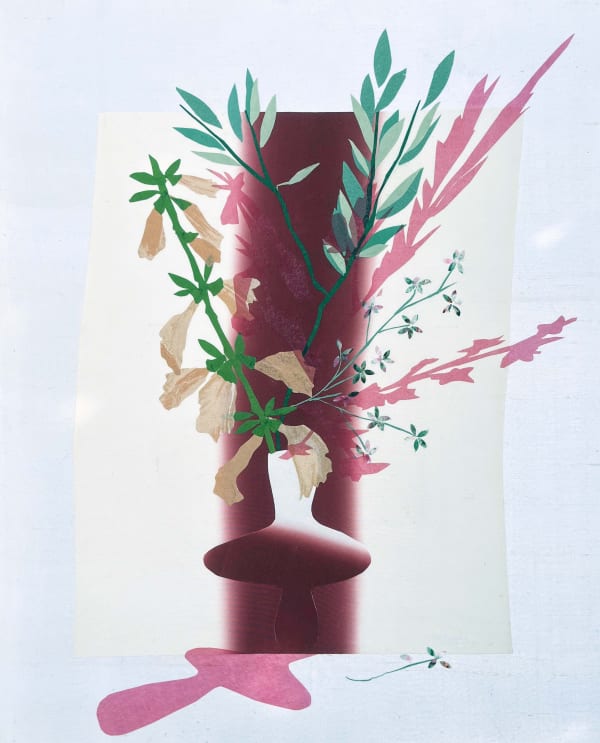 contemporary art silk