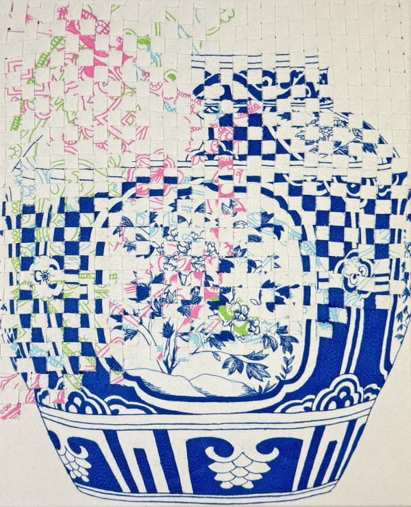 contemporary art embroidery