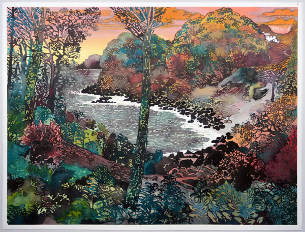contemporary art mixed media painting