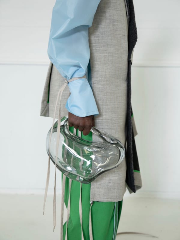 Tess van Zalinge - Glass bag - orange, 2024