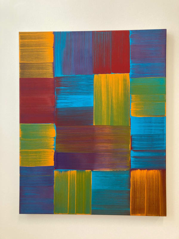 Rupert Eder silent watcher, 2015 Öl auf Leinen 100 x 80 cm