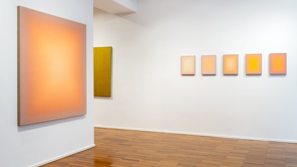 Ausstellungsansicht Eberhard Ross, listening to colors, watching sounds