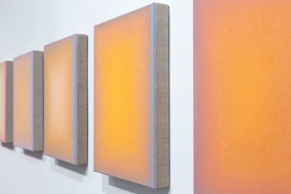 Ausstellungsansicht Eberhard Ross, listening to colors, watching sounds