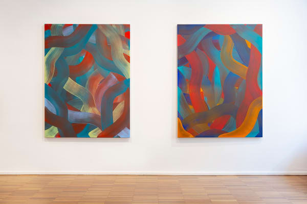 Ausstellungsansicht: Rupert Eder, fearless light, oil