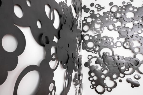 Andreas Kocks, Detail, Installation "Der Schaum dieser Tage"