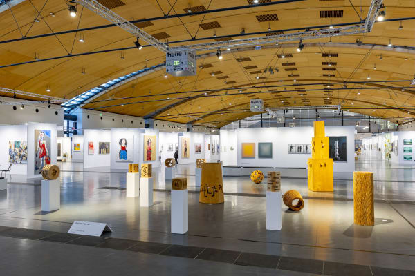 Art Karlsruhe 2025, Galerie Fenna Wehlau, Skulpturenplatz, Stephan Wurmer