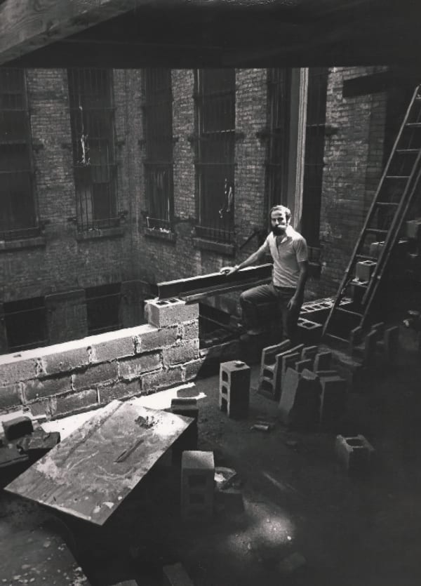 Arturo Di Modica Working Crosby St