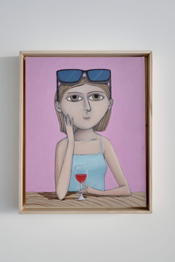 Piussi Giacomo, The Girl With a Wine Glass, 2025
