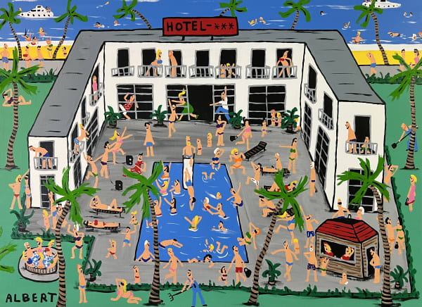 Albert Willem, "Entertainment in The Hotel" , 2024