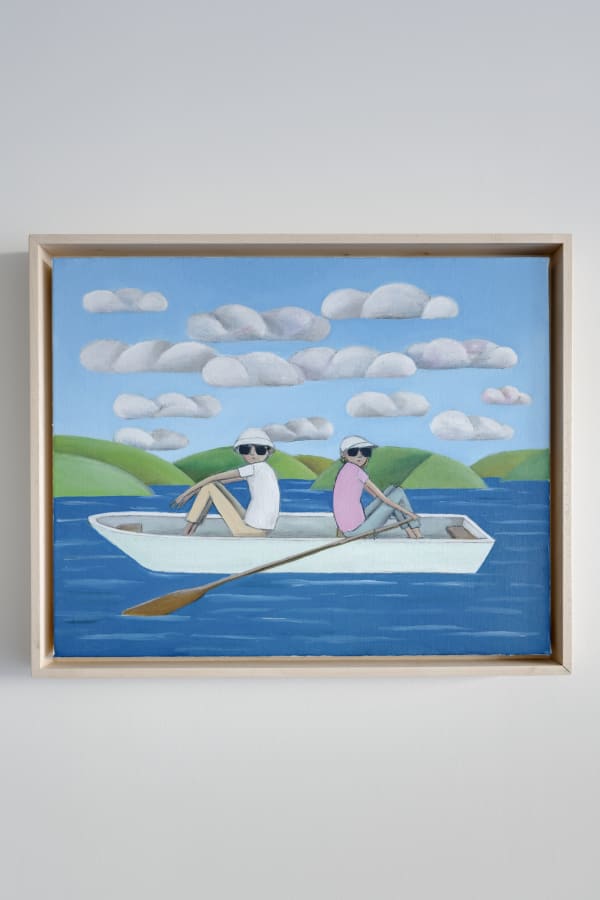 Piussi Giacomo, Row Boat On A Lake, 2025