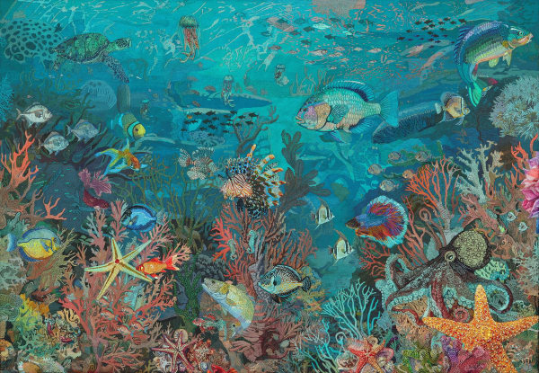 Ranbir Kaleka, Baroque Blue , 2024