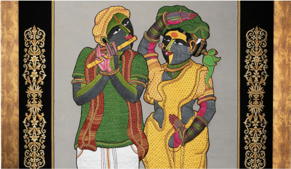 Artist Thota Vaikuntam explores embroidery in his new collection of artworks displayed in Delhi, In a fine merger of the...